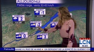 La Météo avec MarieAndrée Poulin 16 Avril 2018 [upl. by Mcnelly706]