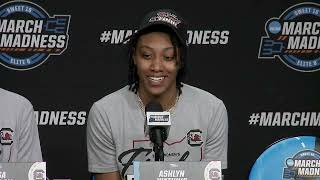 South Carolina Elite 8 Postgame Press Conference  2024 NCAA Tournament [upl. by Ydnys]