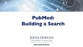 PubMed Building a Search [upl. by Adnarram]