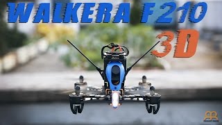 Walkera F210 Edición 3D Dron de Carreras con Vuelo Invertido [upl. by Yahsed]