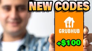 CRAZY 100 Grubhub Promo Code 😍 How to get Free Food Grubhub Coupon Codes 2024 [upl. by Feldt]