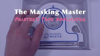 The Masking Master Painters Tape Applicator at Work [upl. by Lletnahc]