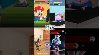 Bunny vs Cat Speed Click Contest 😱😰 Talking Tom funny shorts memes [upl. by Ahsina828]