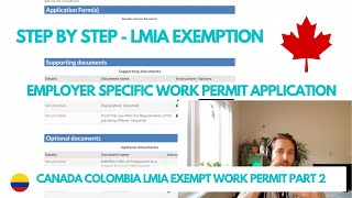 Canadian Work Permit Application  LMIA Exempt  Part 2 [upl. by Yoko874]