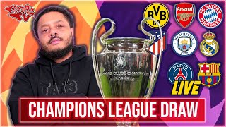 The CHAMPIONS LEAGUE Quarter Final amp Semi Final Draw LIVE WTroopz [upl. by Olathe]