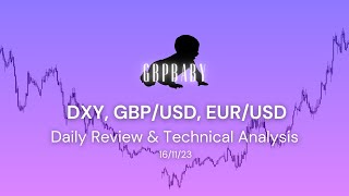 DXY GBPUSD EURUSD Daily Review  Thursday 16th November 2023  Advanced ICT Concepts  FOREX [upl. by Koval]