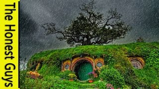 GUIDED SLEEP MEDITATION SHELTER IN THE HOBBIT SHIRE LOTR ASMR [upl. by Tim]