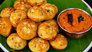 முட்டை பணியாரம் amp சட்னி 10 நிமிடத்தில் ரெடிMuttai Paniyaram in Tamilevening snacks recipe in tamil [upl. by Athenian950]