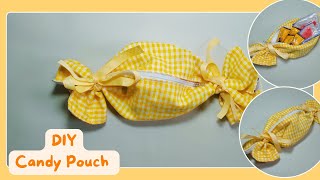 DIY Candy Pouch  Gift Pouch Ideas  Cute Pouch  Sewing Ideas [upl. by Ycram]