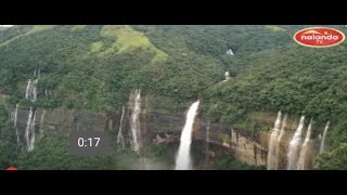 THE HIGHEST RAINY PLACE IN INDIA  CHERRAPUNJI WATER FALLS  MEGHALAY [upl. by Ahsyla645]