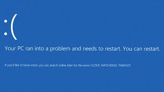 How to Fix Clock Watchdog Timeout BSoD on Windows 1011 [upl. by Airreis]