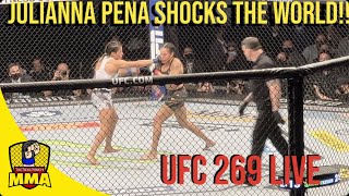 Julianna Peña submits Amanda Nunes in the 2nd round UFC 269UFC 277 [upl. by Franny632]