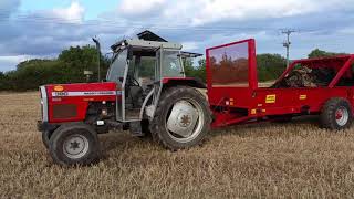 Zetor 55 rur manure muck spreader [upl. by Sidran898]