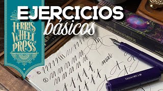 ✍🏼 Primeros ejercicios con pluma fuente ferriswheelpress3796 [upl. by Noloc162]