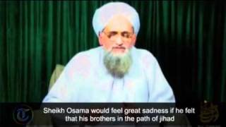 AlQaedas AlZawahiri praises Osama bin Laden in new video message [upl. by Aeslahc194]