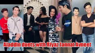 Aladdin Duets with Riyaz Jannat Zubair and Avneet  Siddharth Nigam Best TikTok  TikTok Trending [upl. by Idyak13]