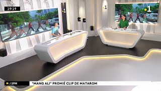 Interview MATAROM au JT de Réunion La 1ère [upl. by Rabelais]