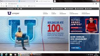 PORTAL DIGITAL DO ALUNO  NOVO COLABORAR AVA UNOPAR 20201  TUTORIAL PARTE 1  CALOURO [upl. by Pitchford]