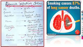 research objectives part 1 by NG MEDICALS [upl. by Assenat]