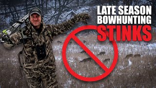 Why Late Season Bowhunting is so Tough  How to Improve It  Bowhunting Whitetails w Bill Winke [upl. by Jeane]