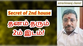 Secret of 2nd house astro chinnaraj [upl. by Ettenahc]