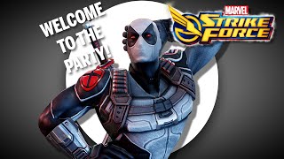 SUPER EASY EVENTS Adamantium is Forever Initial Impressions MARVEL STRIKE FORCE [upl. by Niwle572]