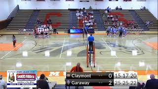 2024 Varsity Volleyball Claymont vs Garaway [upl. by Friedberg643]