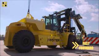 Stevedoring Forklift – Hyster® Special Products Engineering Department SPED [upl. by Aisa154]