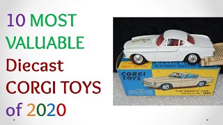 Top CORGI Toys of 2020  Rarest Most Valuable Corgi Diecast Cars with REAL eBay Sale Prices [upl. by Arries]