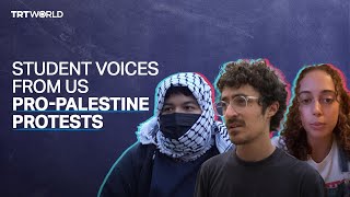 Student voices from US proPalestine protests [upl. by Niad]