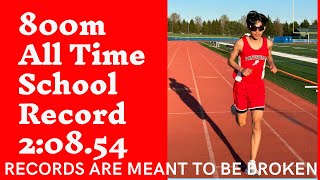 New 800m school record  20854 [upl. by Larrad978]