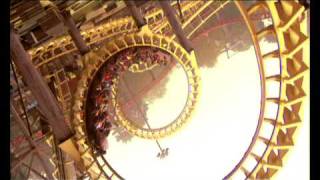 Corkscrew at Alton Towers your day DVD footage RIP corkscrew 19802008 [upl. by Yenal916]