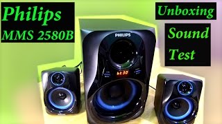 Philips MMS2580B 21 Home Theatre UnBoXing Sound TesT by AKS [upl. by Anadal281]