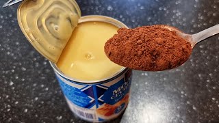 Watch This Amazing Whip Condensed Milk Recipe in Just One Minute No Baking [upl. by Cummine387]