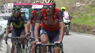 Vincenzo Nibali vince la Tappa Regina del Giro dItalia 100 [upl. by Navi]