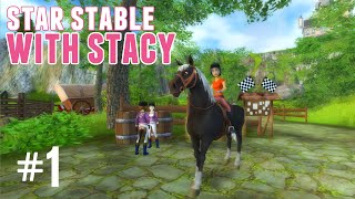 Star Stable With Stacy 1  Arriving at Moorland stables [upl. by Nnyl]