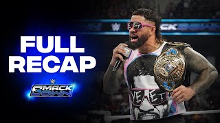 Full SmackDown highlights Oct 18 2024 [upl. by Giustina]