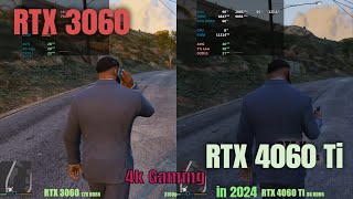 RTX 3060 vs RTX 4060Ti 4K Gaming [upl. by Nerrej446]