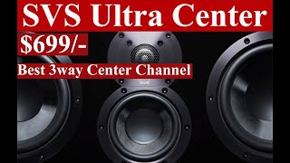 SVS Ultra Center  Flagship Center Channel Speaker from SVS  Unboxing Demo amp Review [upl. by Babcock]