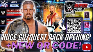 NEW SS24 QR CODE HUGE GUTSG PACK OPENING  QUEST REWARDS WWE Supercard S10 [upl. by Patrice148]