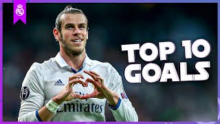 GARETH BALES TOP TEN Real Madrid goals [upl. by Haggerty]