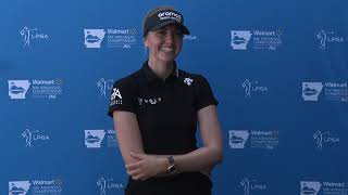 Olivia Cowan · Round 1 · Interview · 2023 Walmart NW Arkansas Championship · LPGA [upl. by Yesnil]