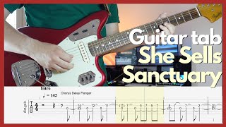 The Cult  She Sells Sanctuary Guitar tabs [upl. by Roath]