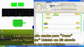 Como usar as funções Latch OTL e Unlatch OTU na plataforma Rockwell RSLogix 5000 113 [upl. by Aicinat]