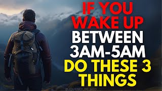 If You Wake Up Between 3AM amp 5AM DO THESE 3 THINGS [upl. by Esta]