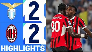 Lazio vs Milan 22 Highlights Lega Serie A 2425  milan vs lazio [upl. by Bride]