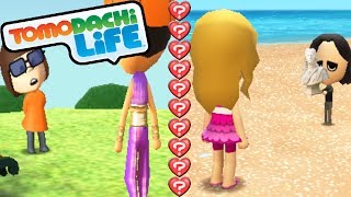 Tomodachi Life 3DS Love Couples Date Park Quiz Unlock Gameplay Walkthrough PART 7 Nintendo Mii [upl. by Romeyn834]