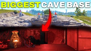 We Made The BIGGEST CAVE BASE  Vanilla Rust [upl. by Cid260]