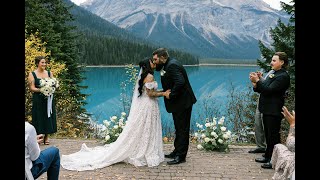 Taylor amp Giovanni  Destination Wedding Film  Emerald Lake Lodge [upl. by Atinel]