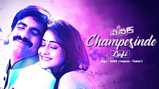 Champesinde  LoFi Mix  Power  Ravi Teja  Hansika  Thaman S [upl. by Nnylsaj]